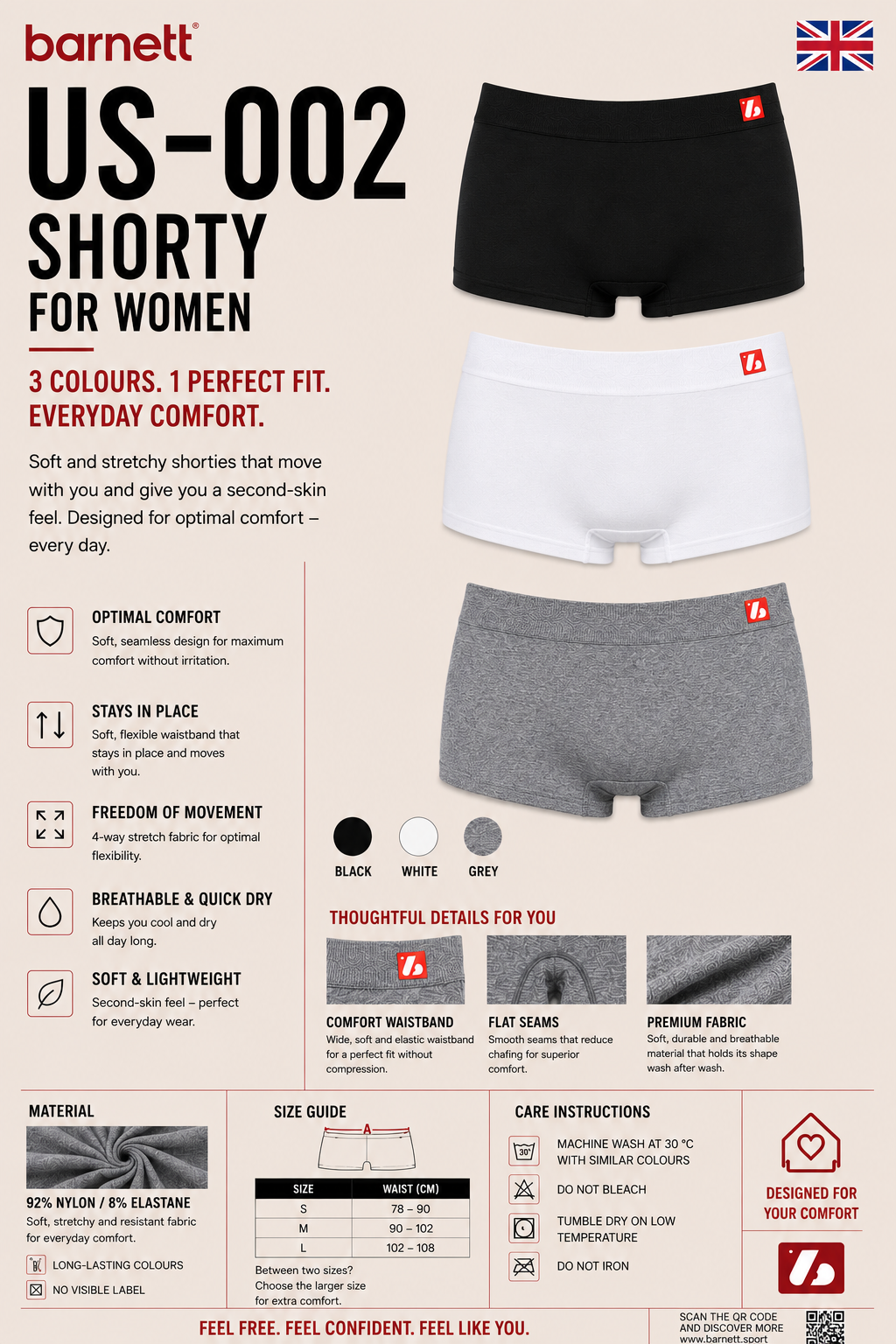 US-002 Shorty (Set of 3)