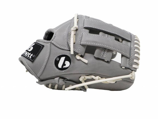 FL-117 high quality baseball and softball glove, leather, infield / fastpitch 11.7, light grey