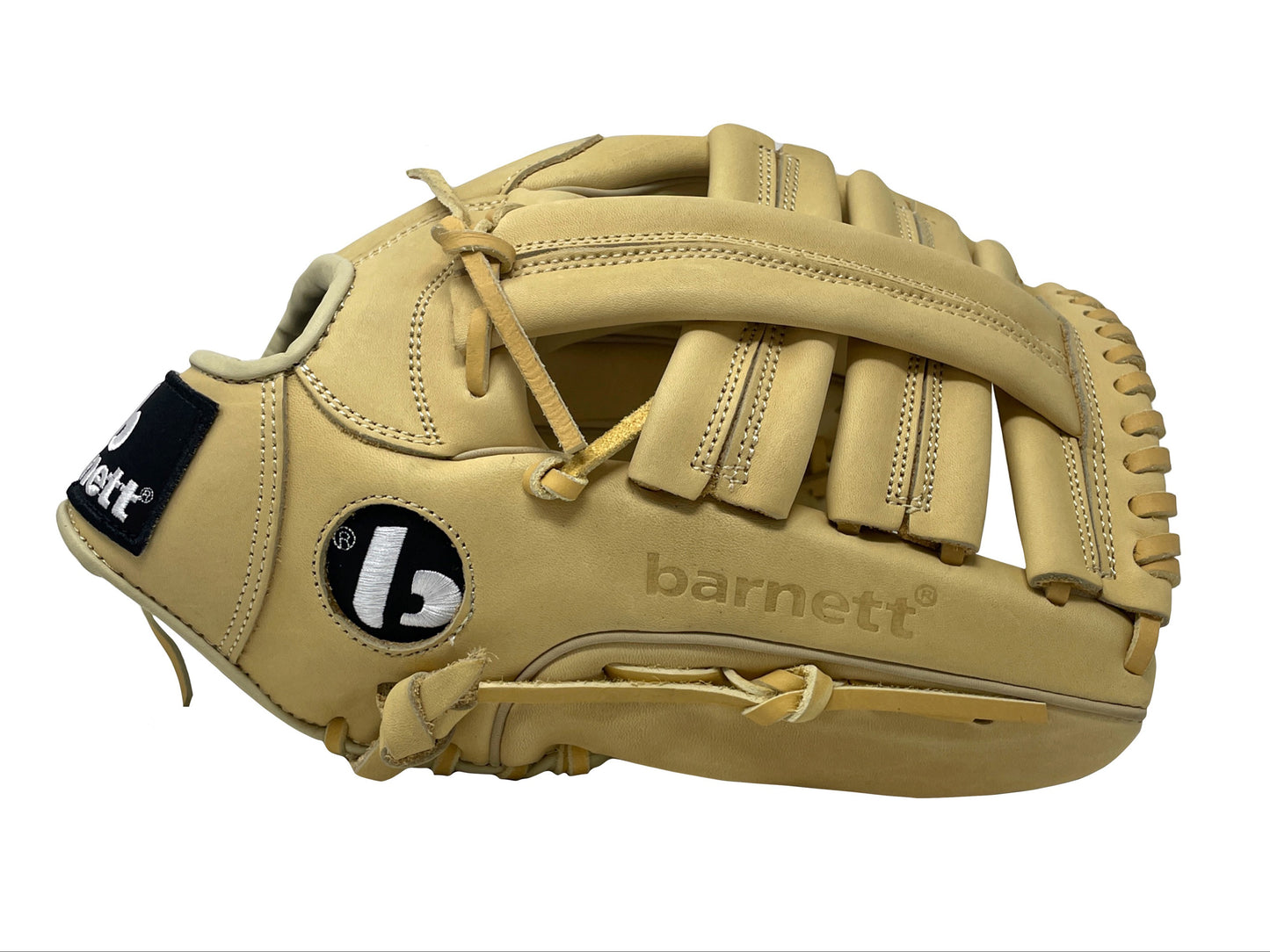 FL-130 professional baseball glove, full grain leather, outfield, softball, 13'' Beige