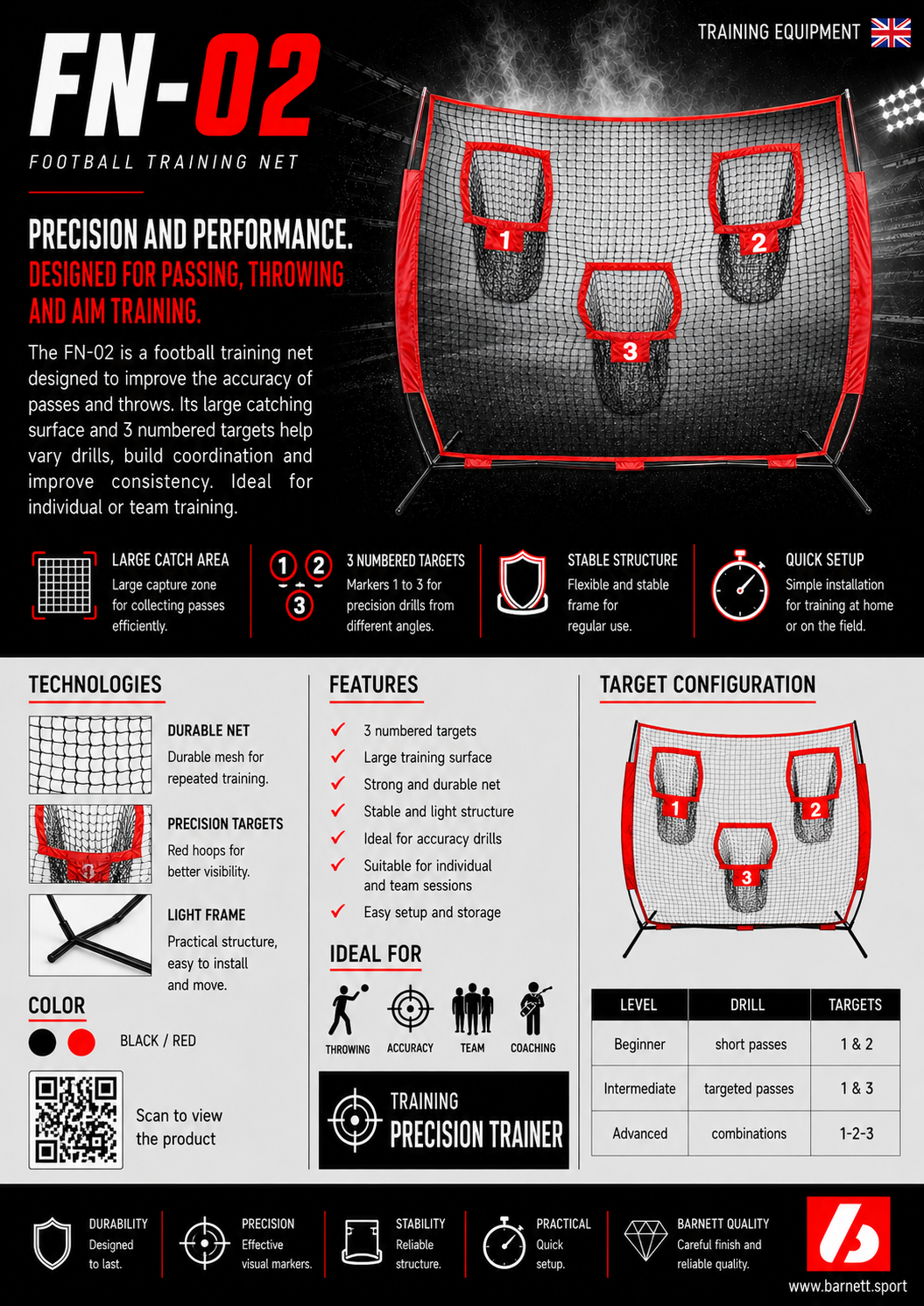 FN-02 Football Practice Net