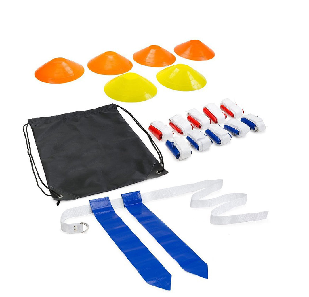 FLAG FOOTBALL KIT (6 cones, 10 belts, 2 flags per belt, a bag)