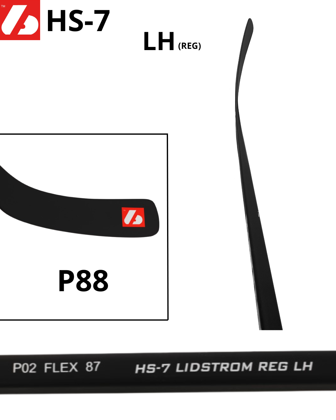 HS-7 High Modulus Carbon Hockey Stick