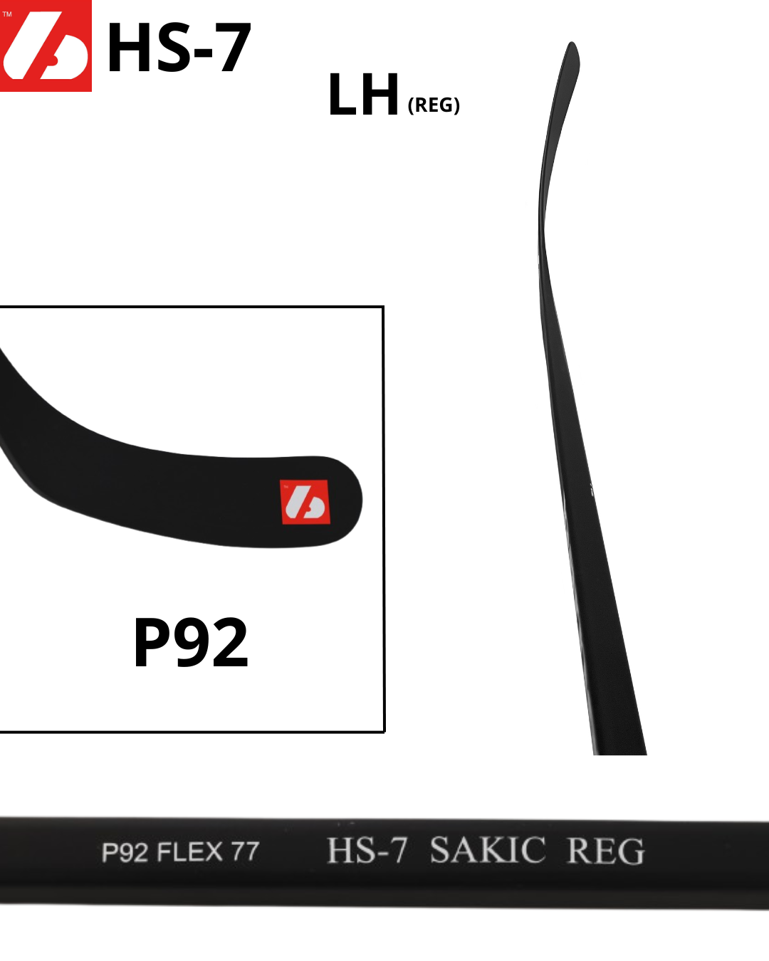 HS-7 High Modulus Carbon Hockey Stick