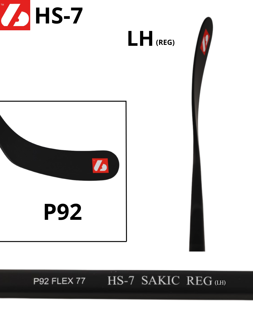 HS-7 High Modulus Carbon Hockey Stick