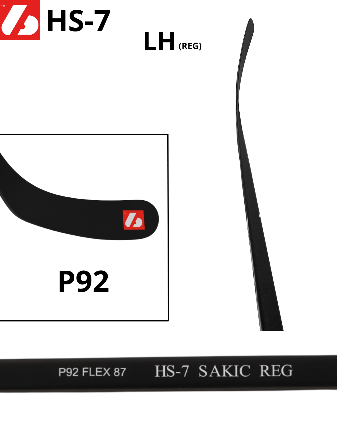 HS-7 High Modulus Carbon Hockey Stick