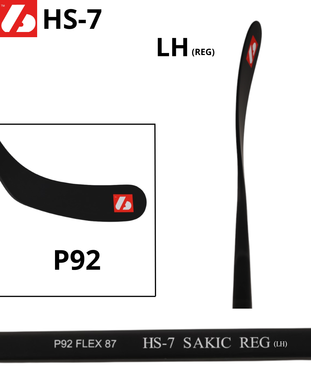 HS-7 High Modulus Carbon Hockey Stick