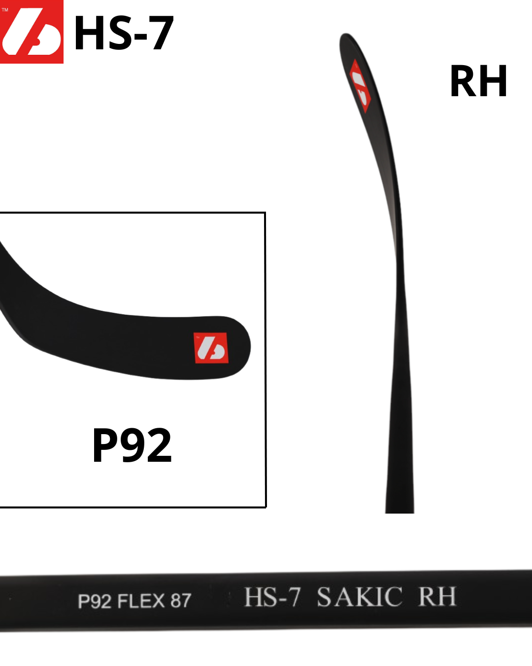HS-7 High Modulus Carbon Hockey Stick