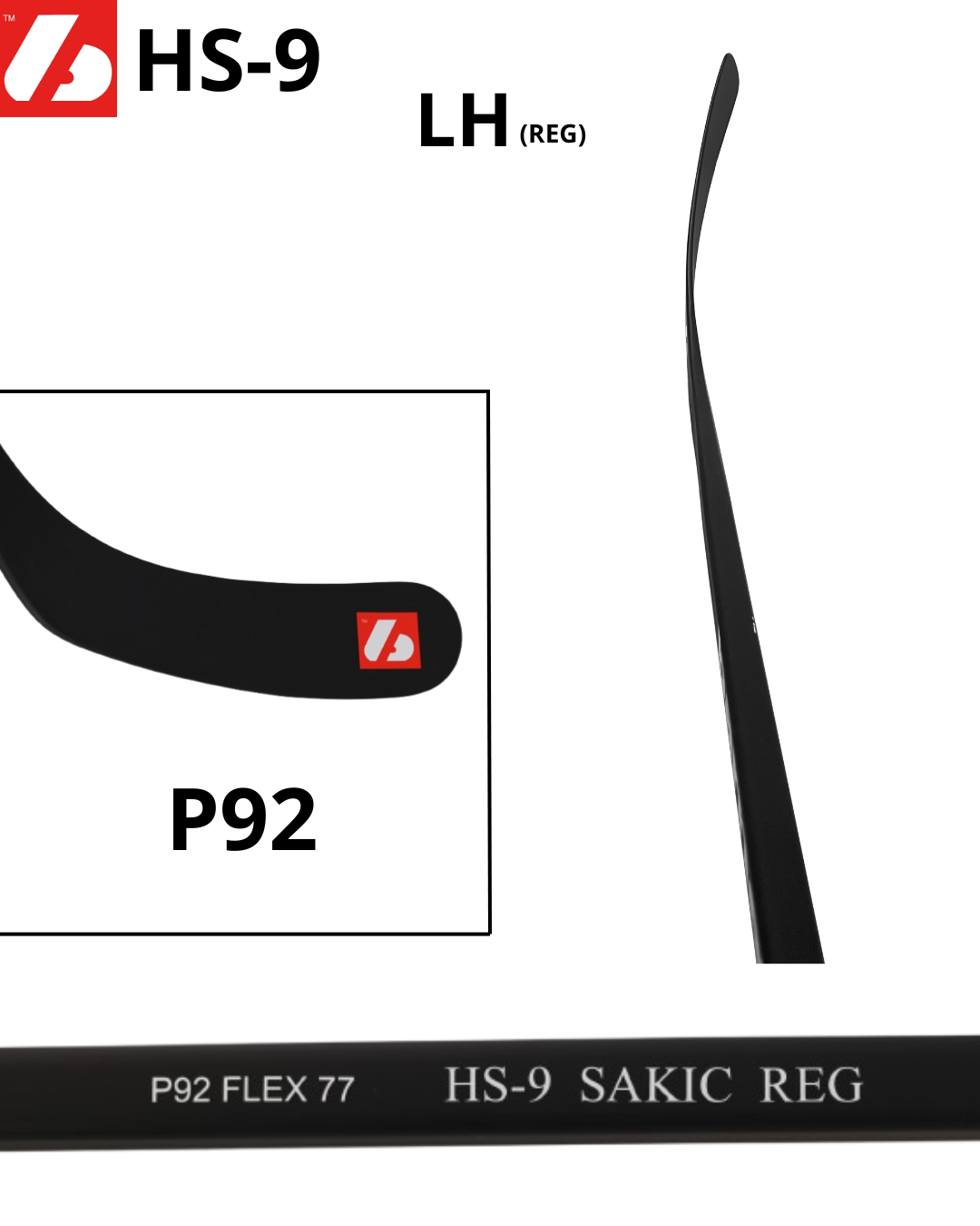 HS-9 High Modulus Carbon Hockey Stick