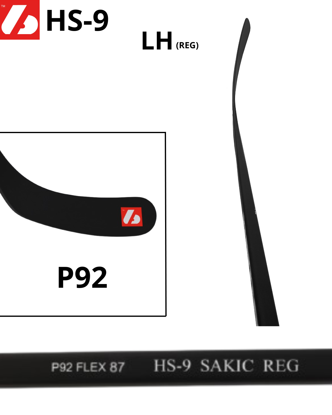 HS-9 High Modulus Carbon Hockey Stick