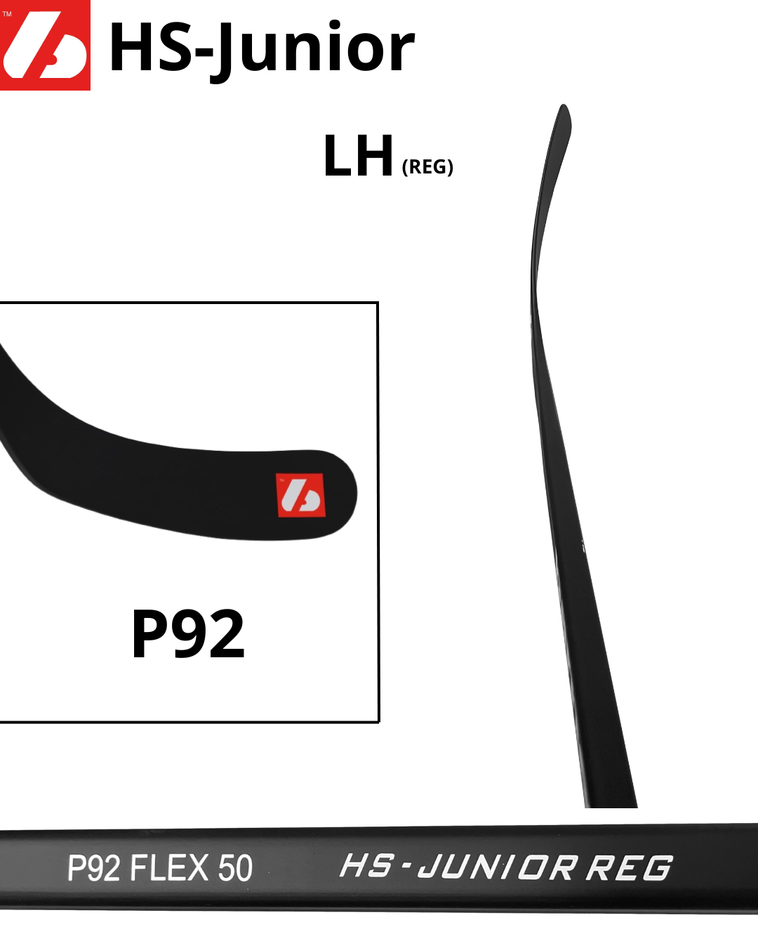 HS-Junior carbon hockey stick