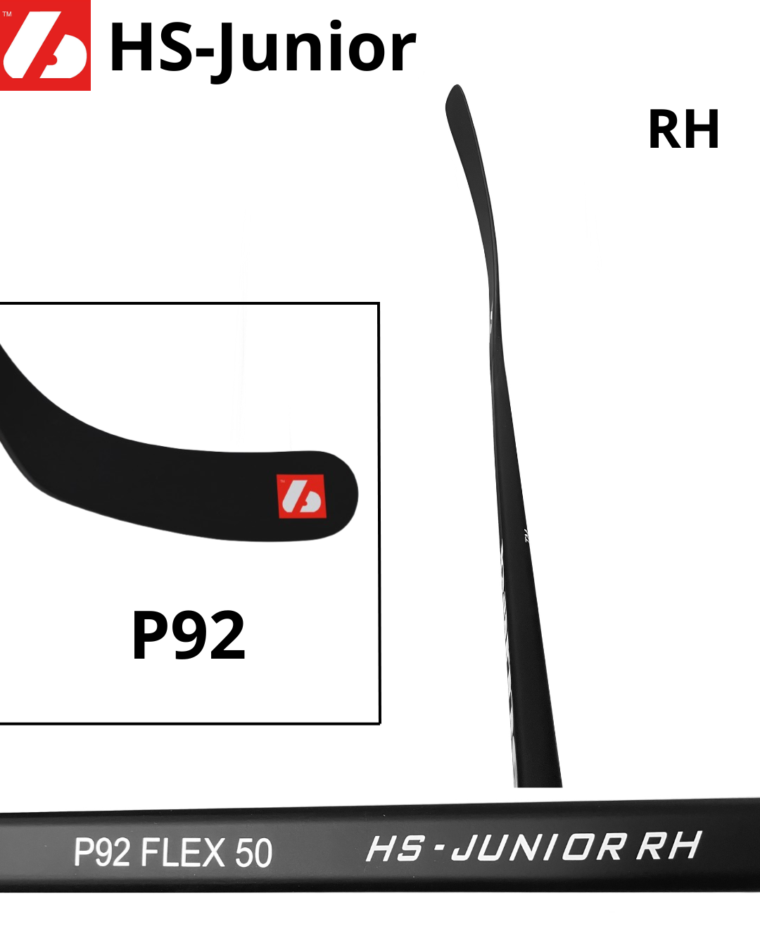 HS-Junior carbon hockey stick