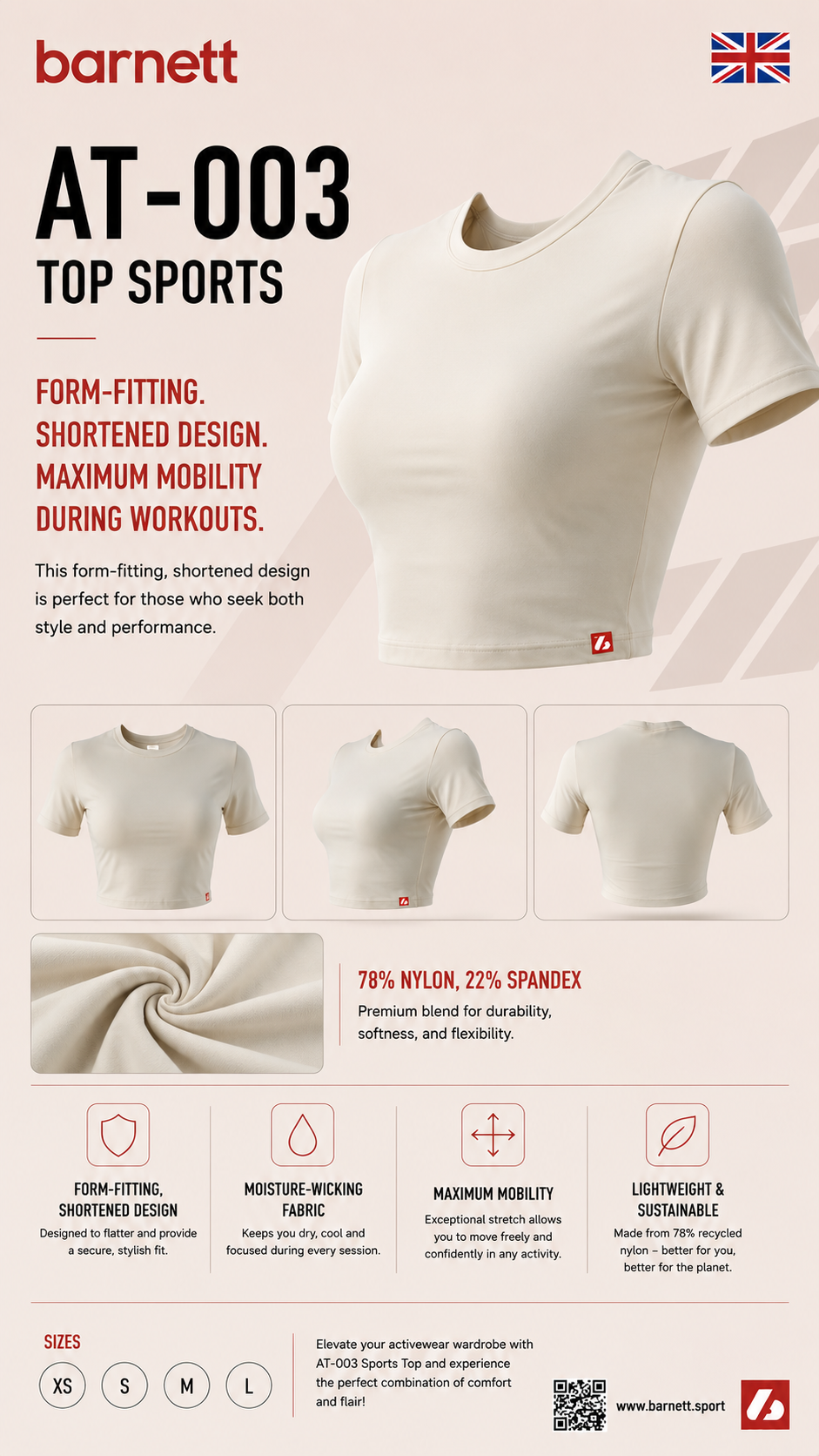 AT-003 TOP Sports White