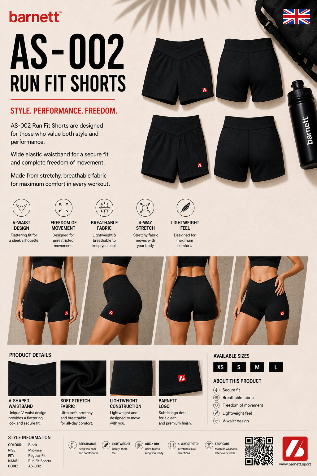 AS-002 Run Fit Shorts