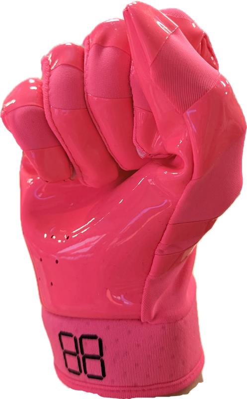 FRG-03 Junior receiver football gloves, Pink