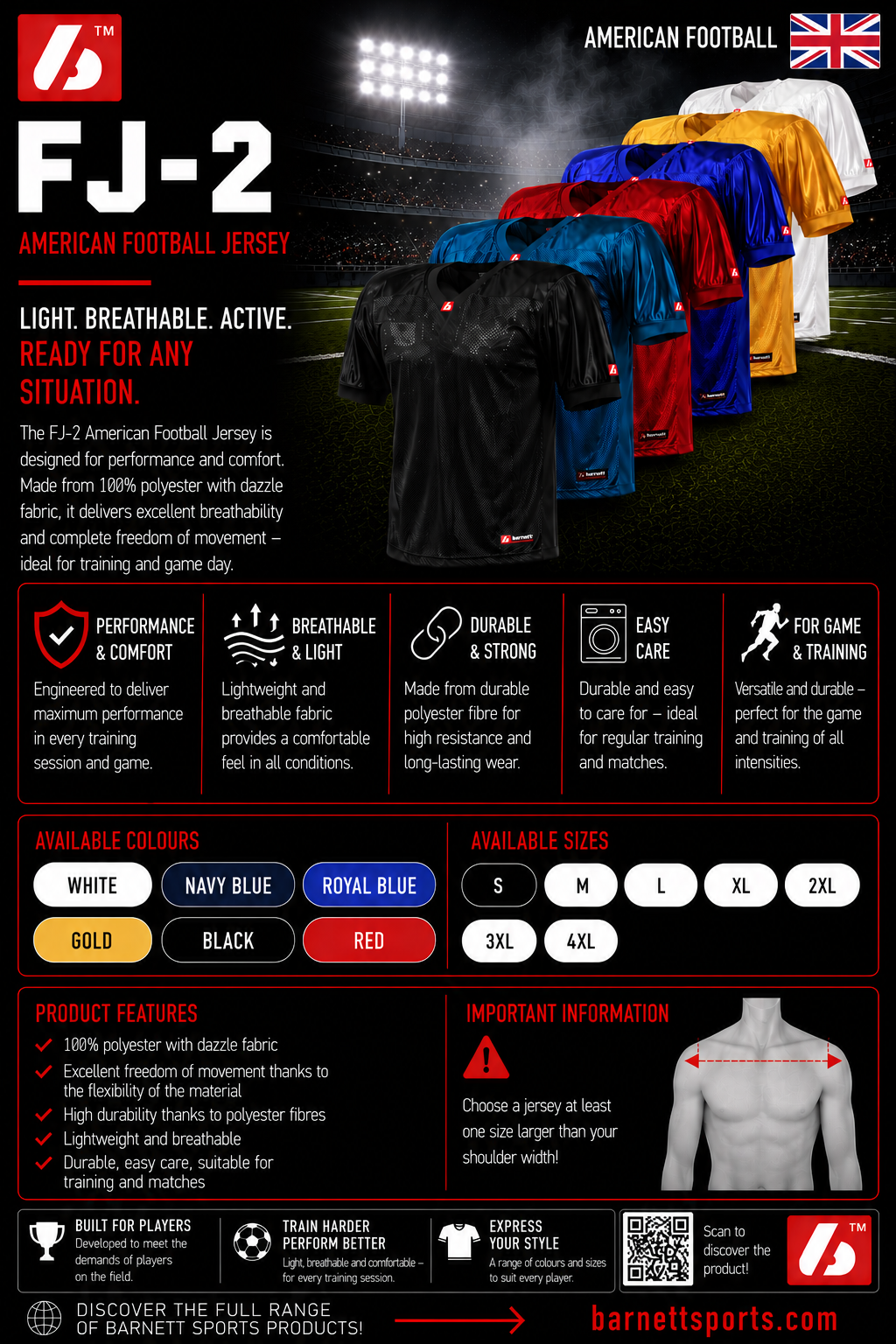 FJ-2 Football Jersey, Match