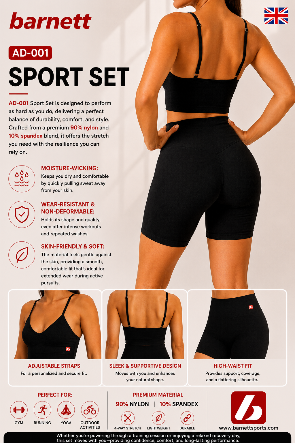 AD-001 Sport Set Black