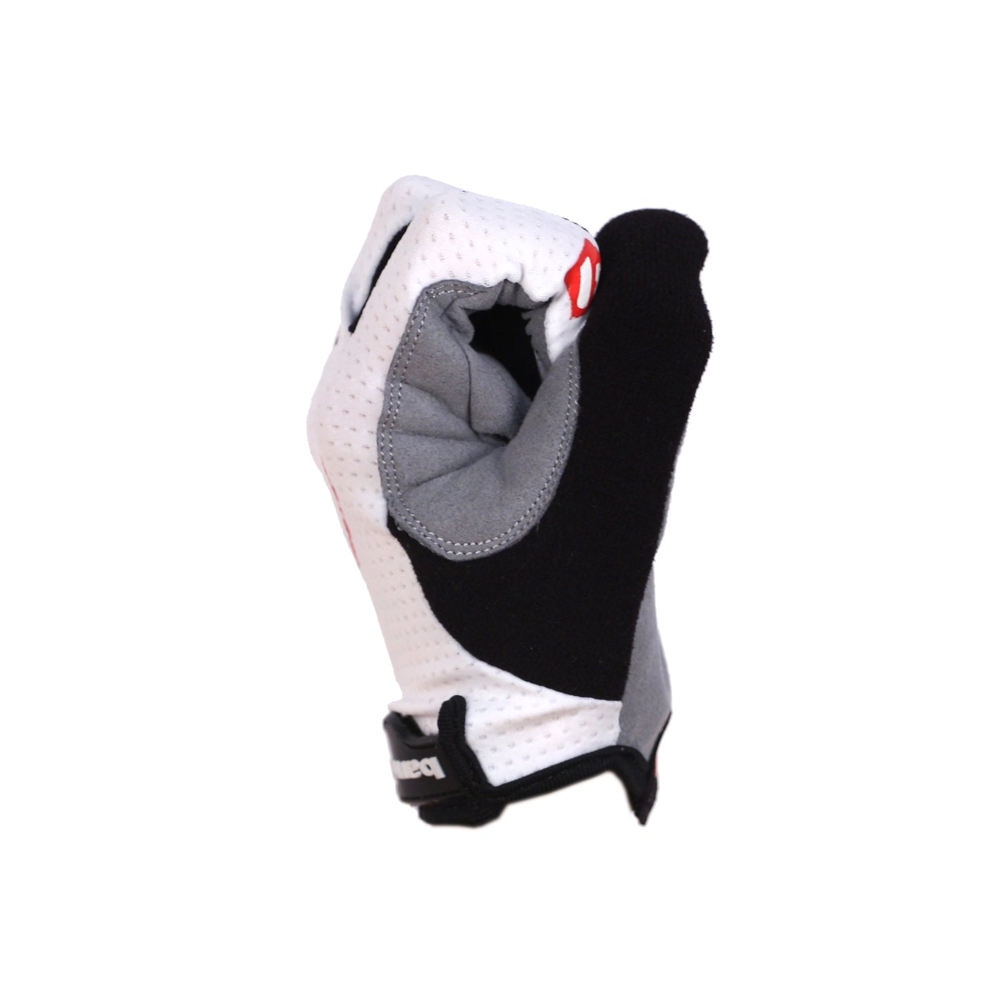 BG-01 Long bike gloves: Light, isolating, high-performance, White