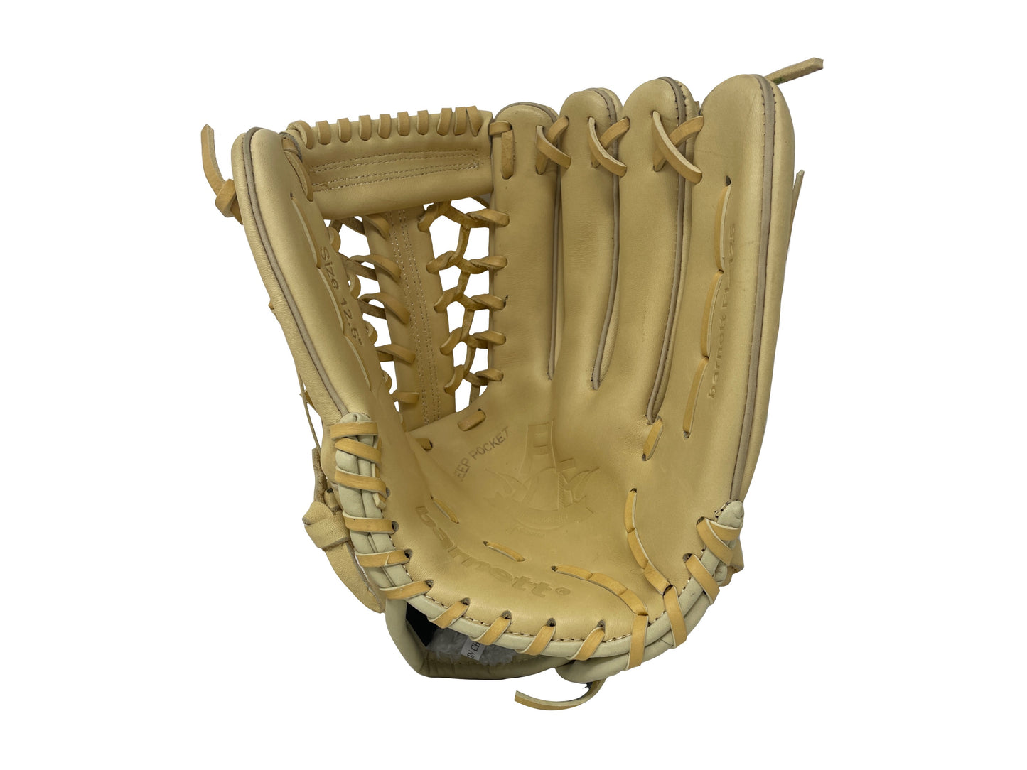 FL-125 high quality leather baseball glove, infield / outfield / pitcher, Beige