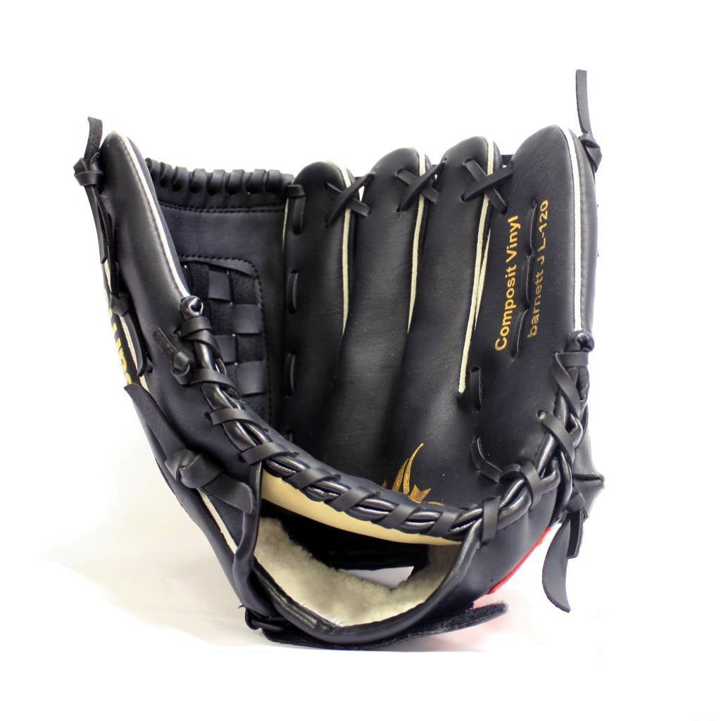 JL-120 GANT DE BASEBALL INITIATION PU OUTFIELD 12, BLACK