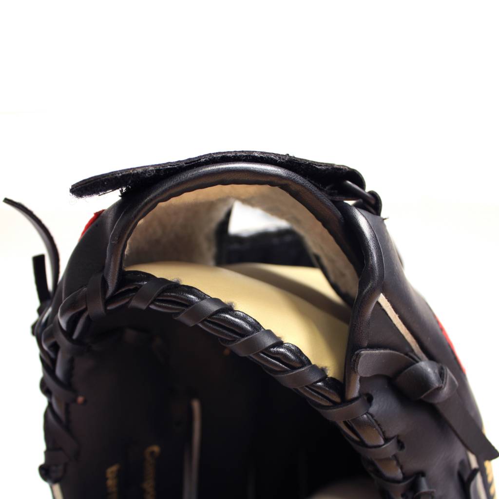 JL-120 GANT DE BASEBALL INITIATION PU OUTFIELD 12, BLACK