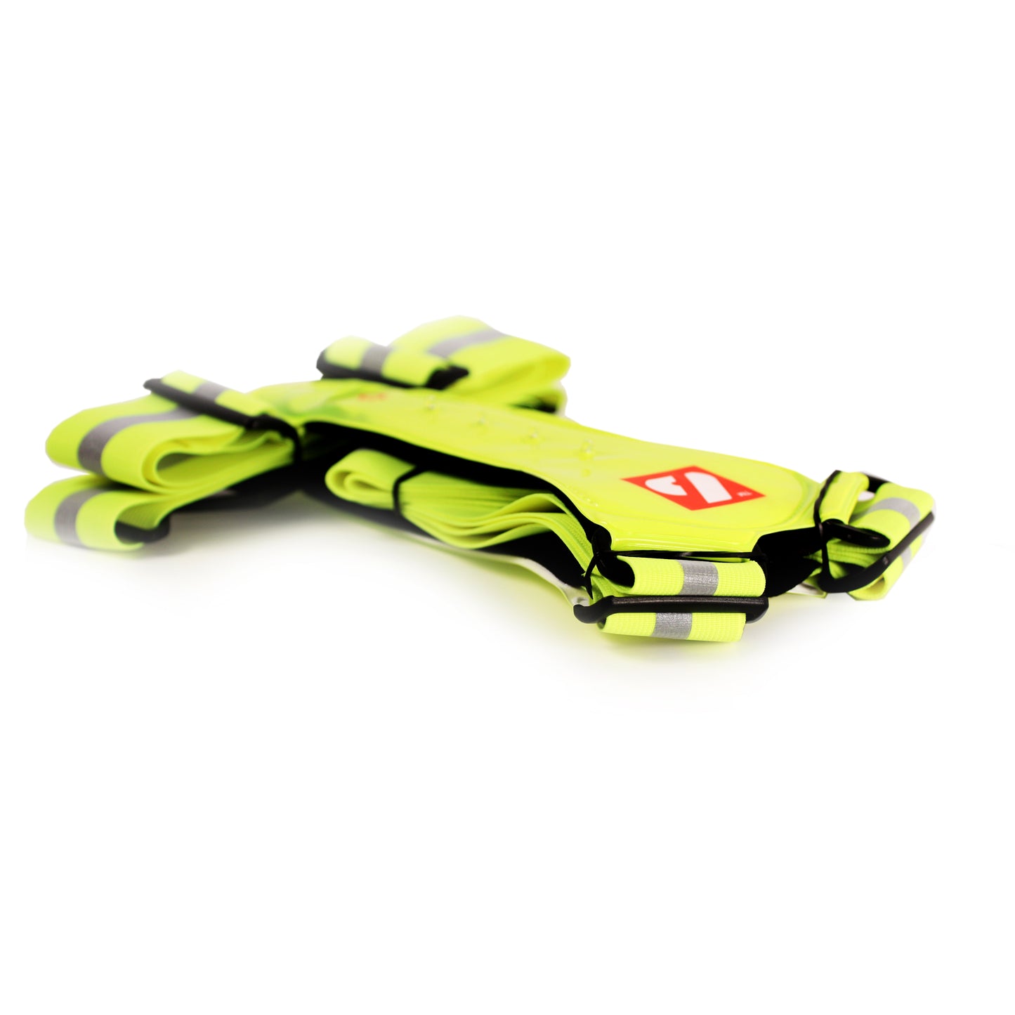 LW-1 Fluorescent vest with LED lights and reflective stripes