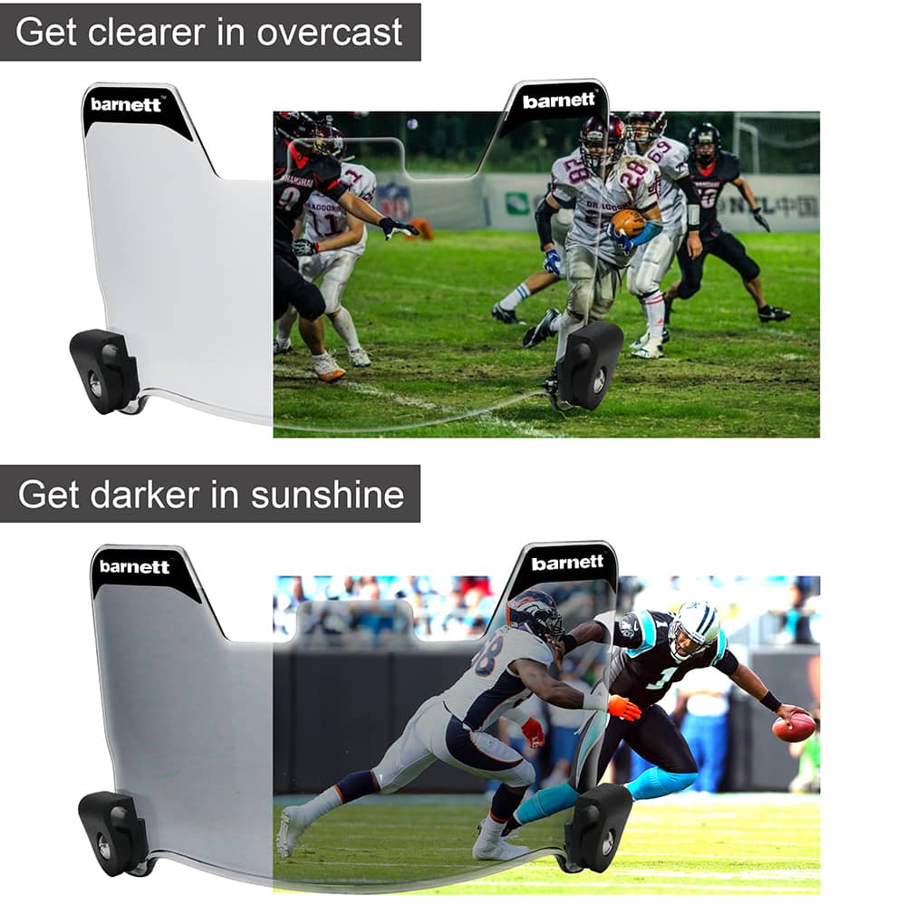 Barnett Football Eyeshield / Visor, eyes-shield, Photochromic