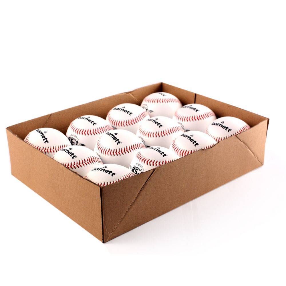 BS-1 Practice baseballs, Size 9", White, 1 dozen