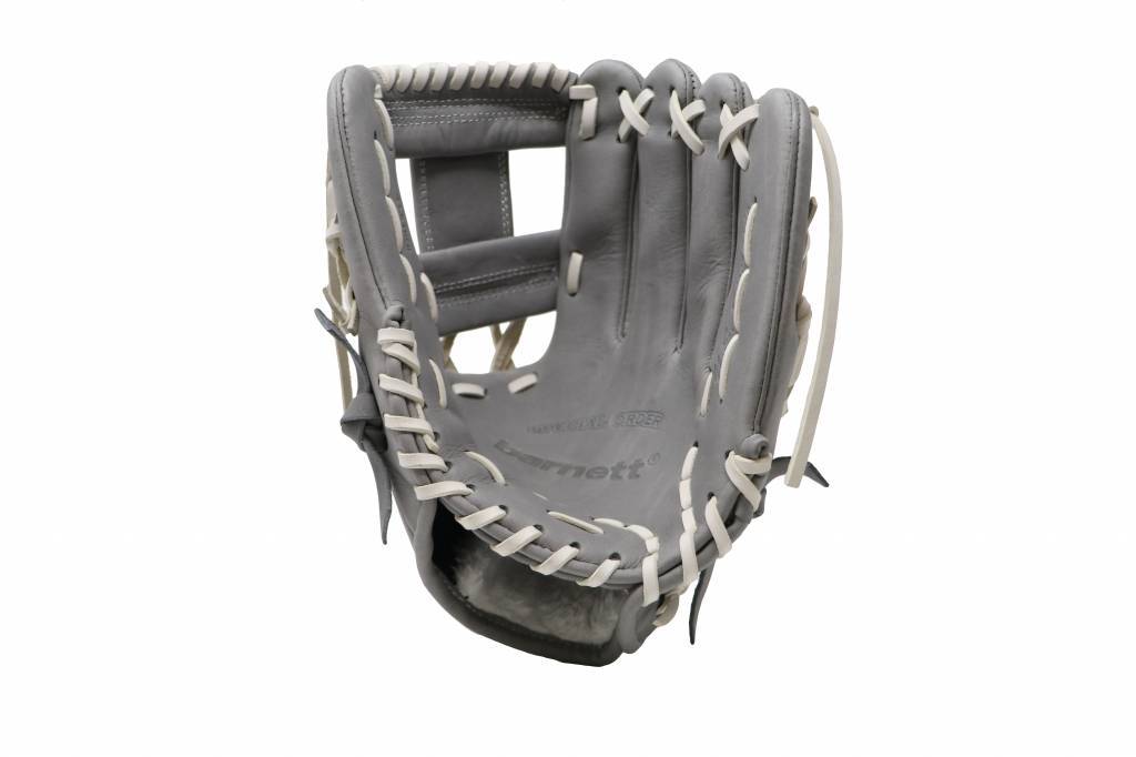 FL-115 baseball glove, high quality, leather, infield/outfield 11, light gray