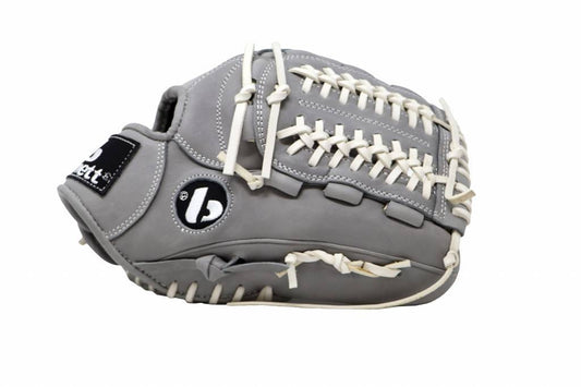 FL-120 high quality, leather baseball glove, infield/outfield / pitcher 12, light grey