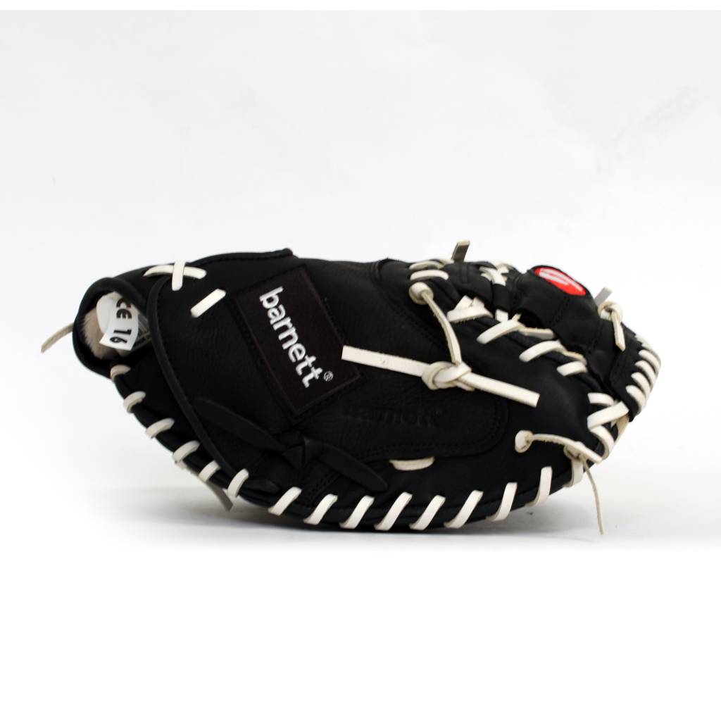 GL-203 Competition catcher baseball glove, genuine leather, adult 34, Black