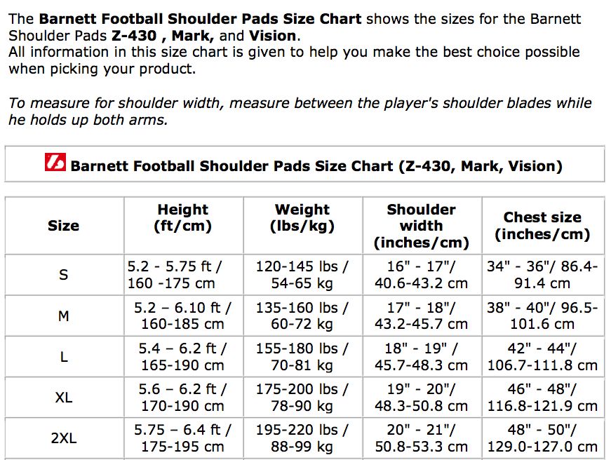 VISION II Football shoulder pad