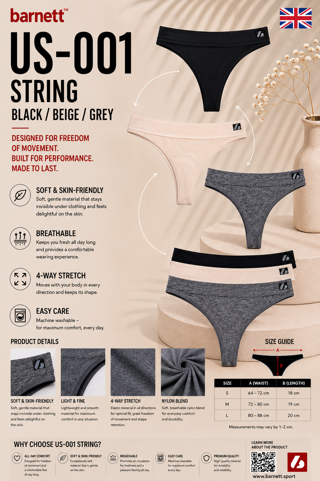 US-001 String (Set of 3)