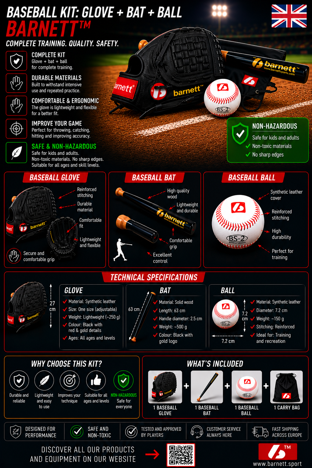 Junior Baseball Kit