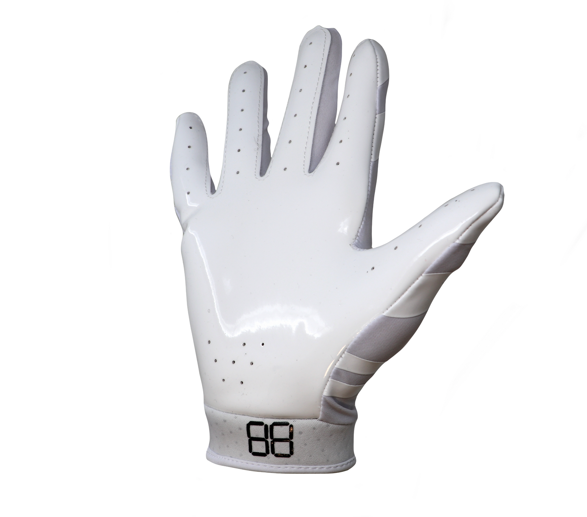 Black and online white football gloves