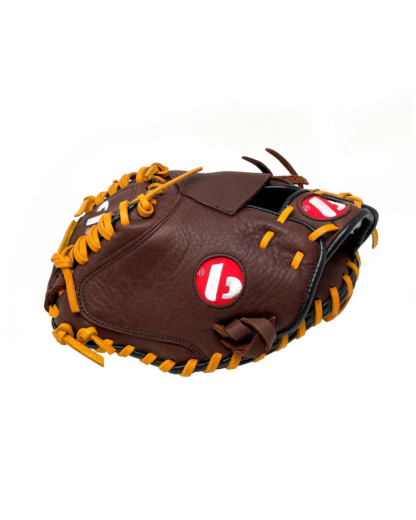 GL-204 RH Adult Leather Baseball Catcher's Mitt (34-inch), Brown