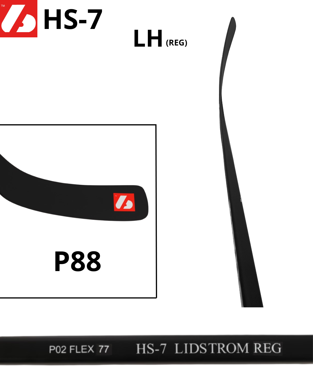 HS-7 High Modulus Carbon Hockey Stick