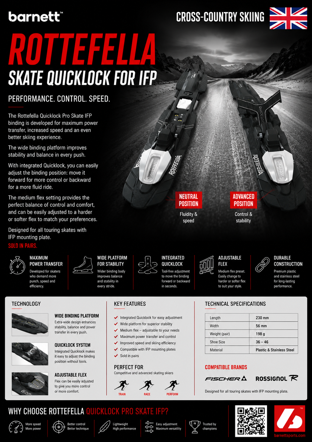 Rottefella Skate Quicklock for IFP