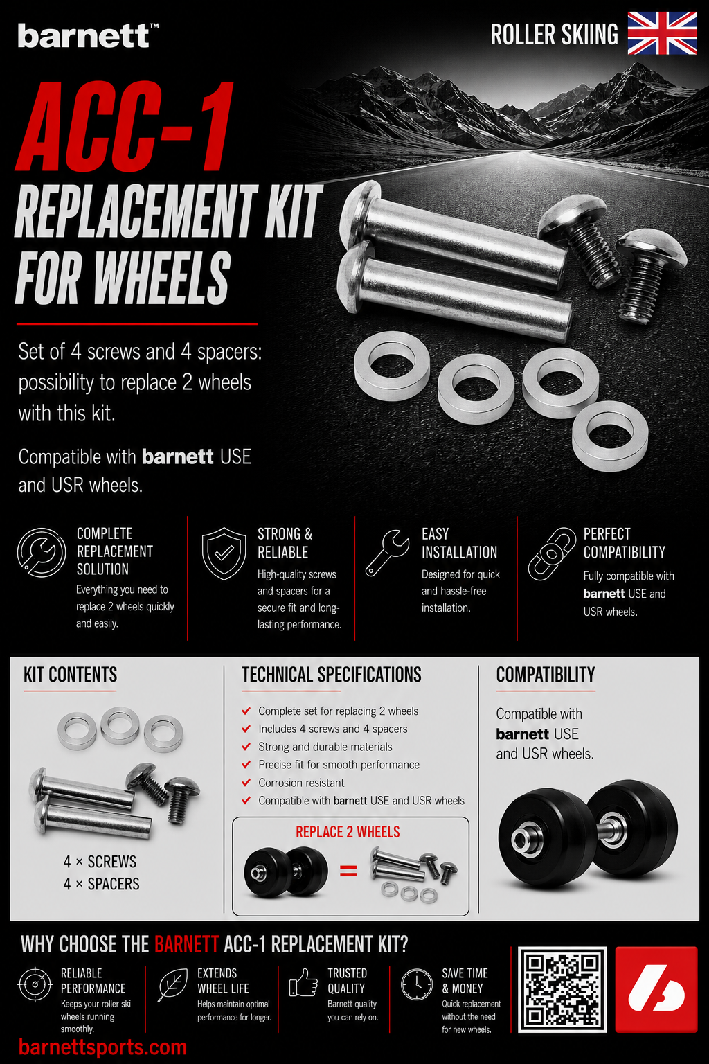 ACC-1 Replacement kit for wheels