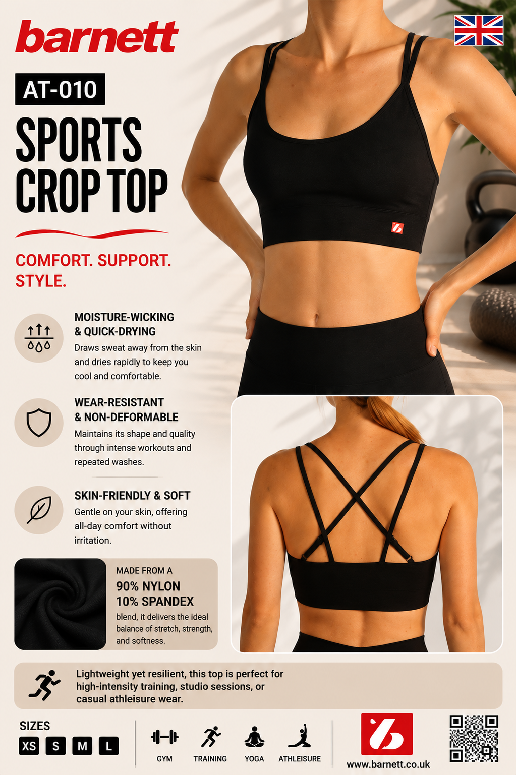 AT-010 TOP Sport Black
