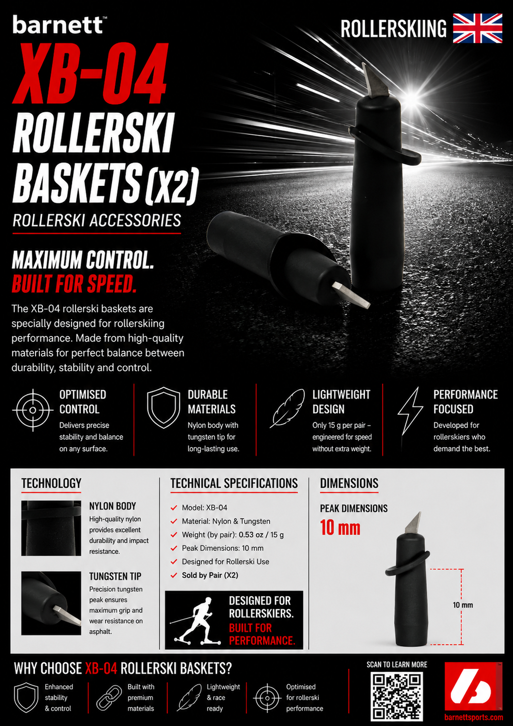 XB-04 Rollerski baskets (X2)
