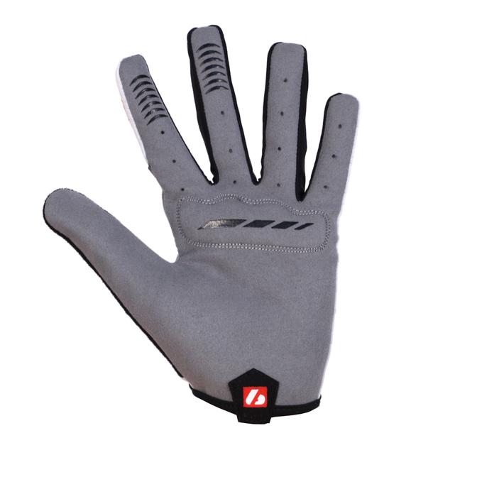 BG-01 Long bike gloves: Light, isolating, high-performance, White
