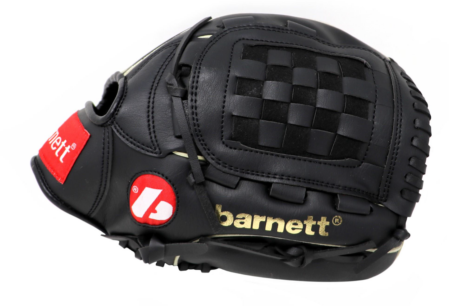 JL-125 Vinyl baseball glove, Outfield, size 12,5, Black