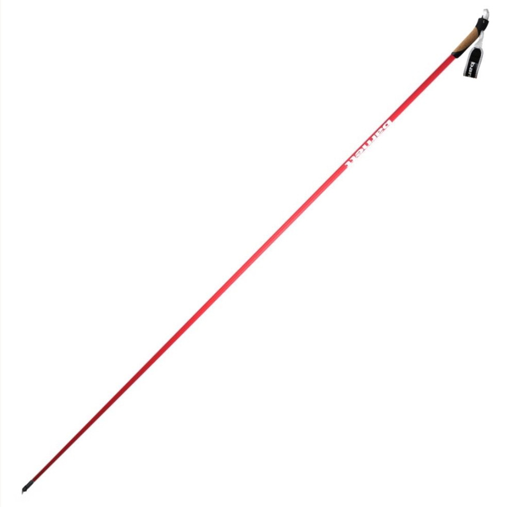 XC-09 Carbon Ski Poles for Nordic and Roller Skiing (x2), Red