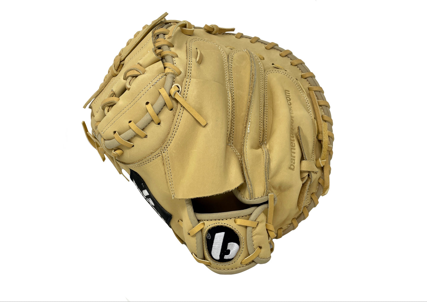 FL-203  softball glove, high quality, leather, catcher, 33'' Beige
