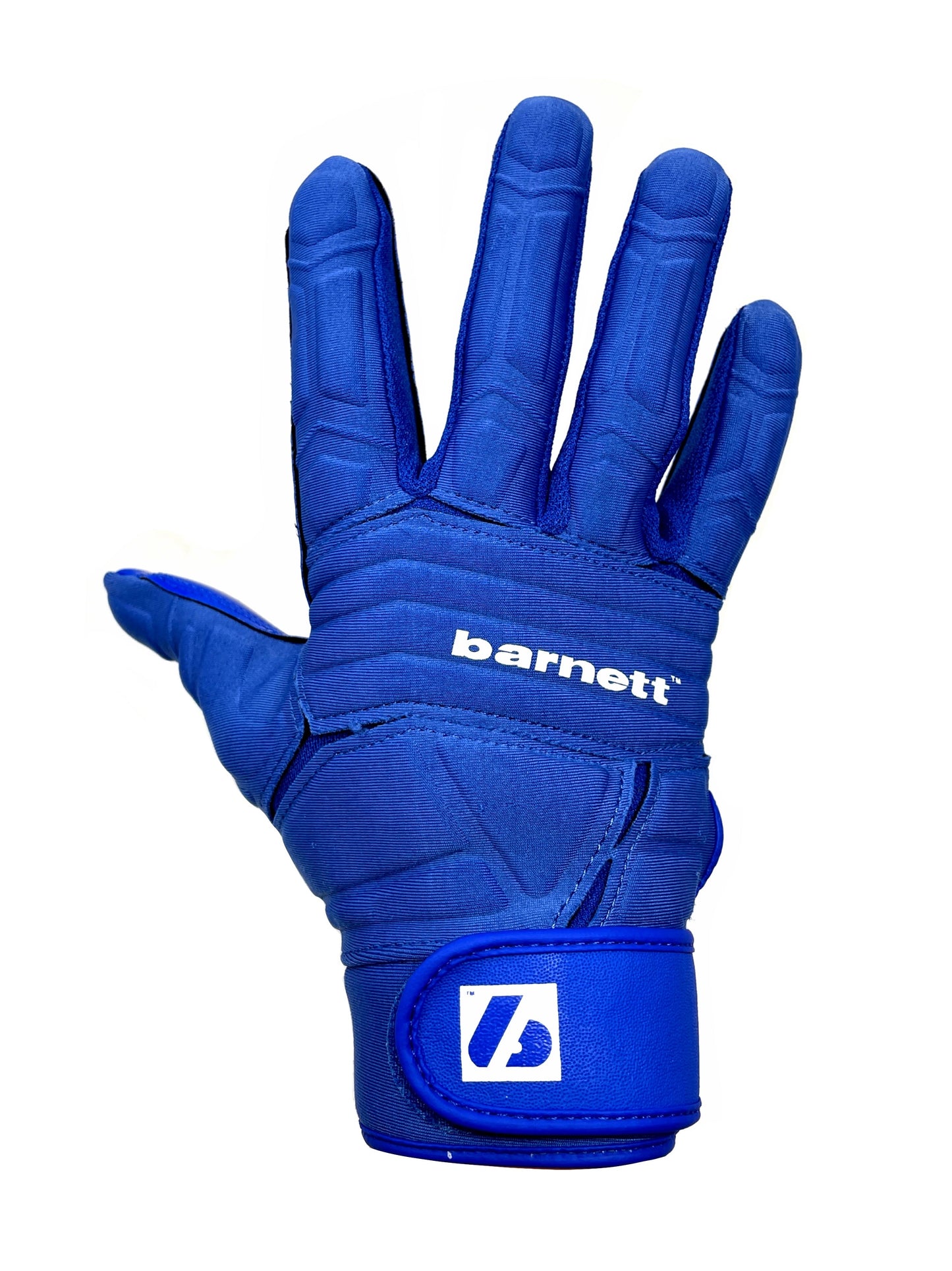 FLG-03 Blue Professional Linemen Football Gloves, OL, DL Blue