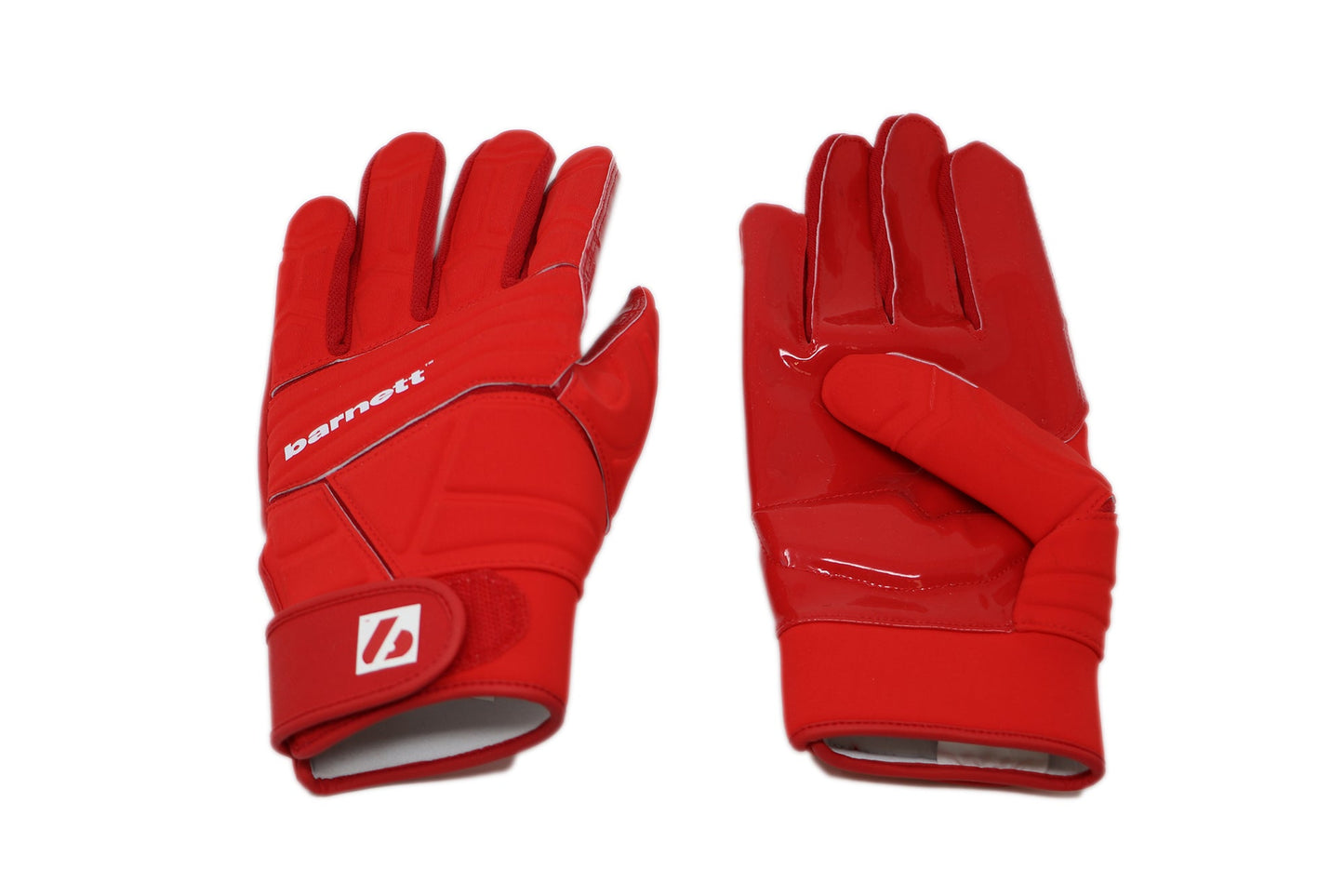 FLG-03 Blue Professional Linemen Football Gloves, OL, DL Red