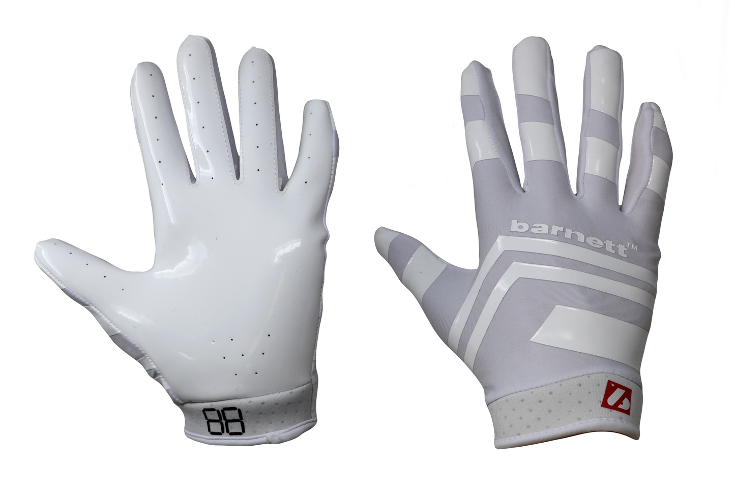FRG-03 The best receiver football gloves, RE,DB,RB, White