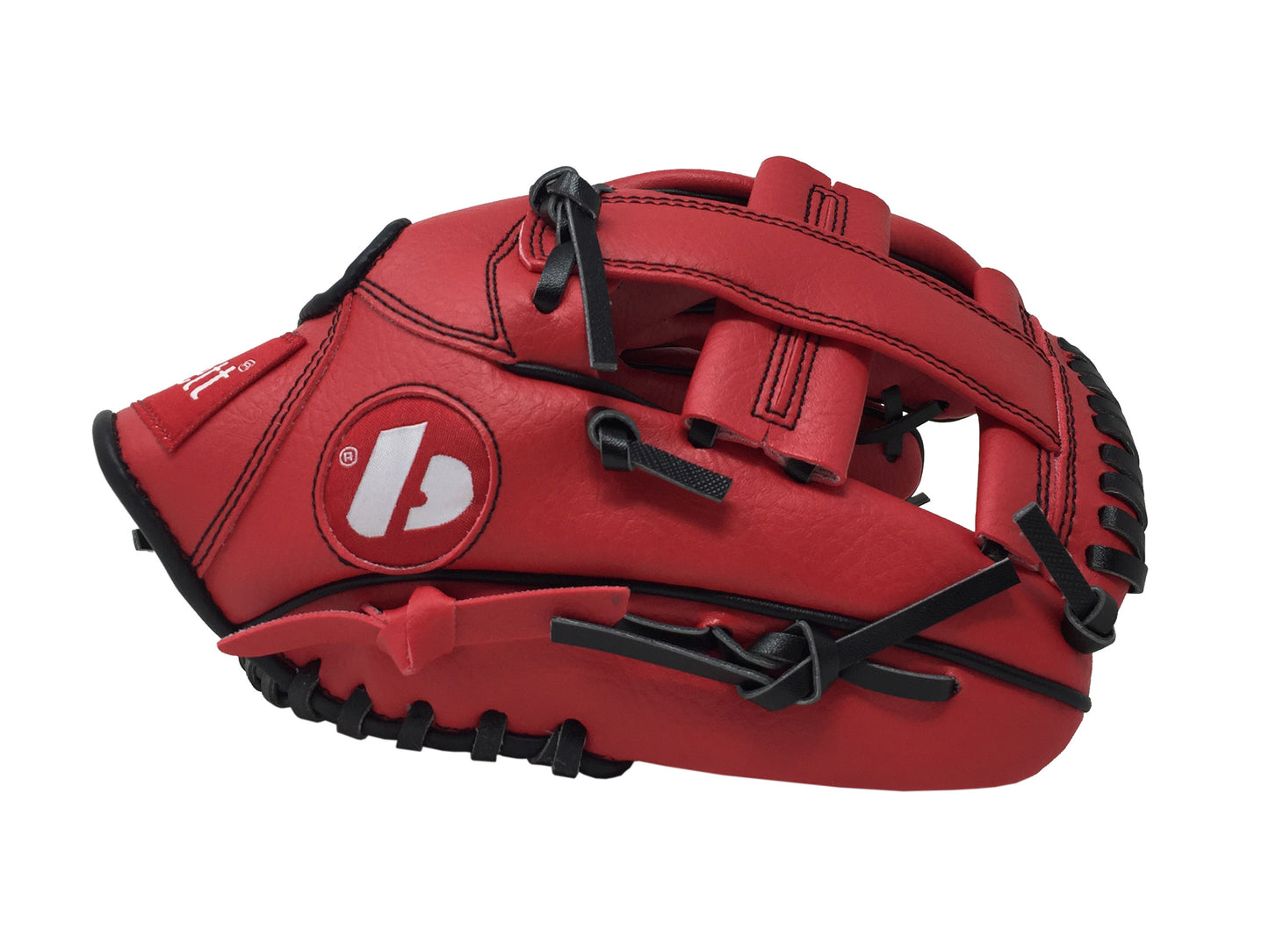 JL-110, REG baseball glove, outfield, polyurethane, size 11", RED