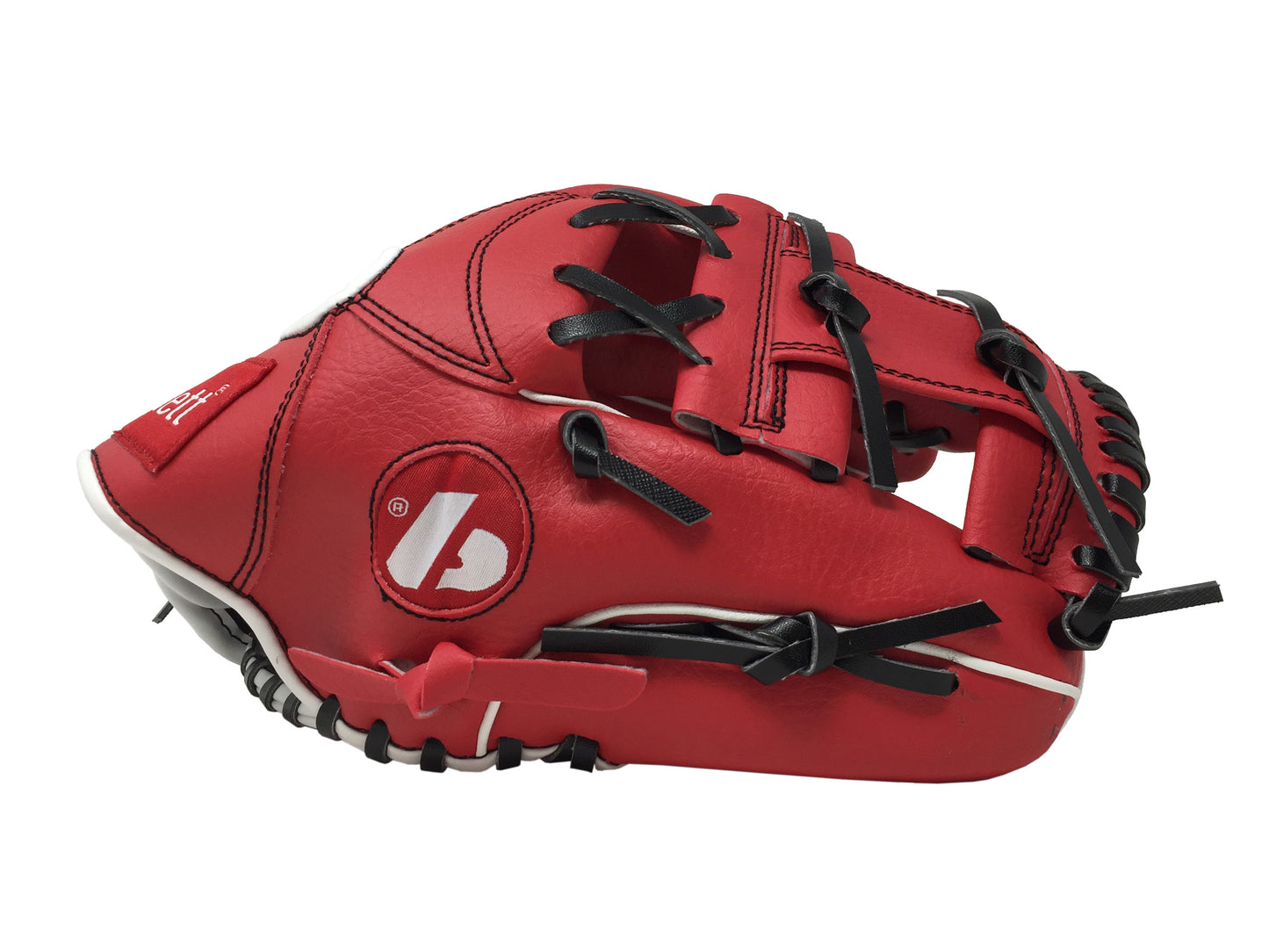 JL-115, REG, baseball glove, outfield, polyurethane, size 11,5", RED