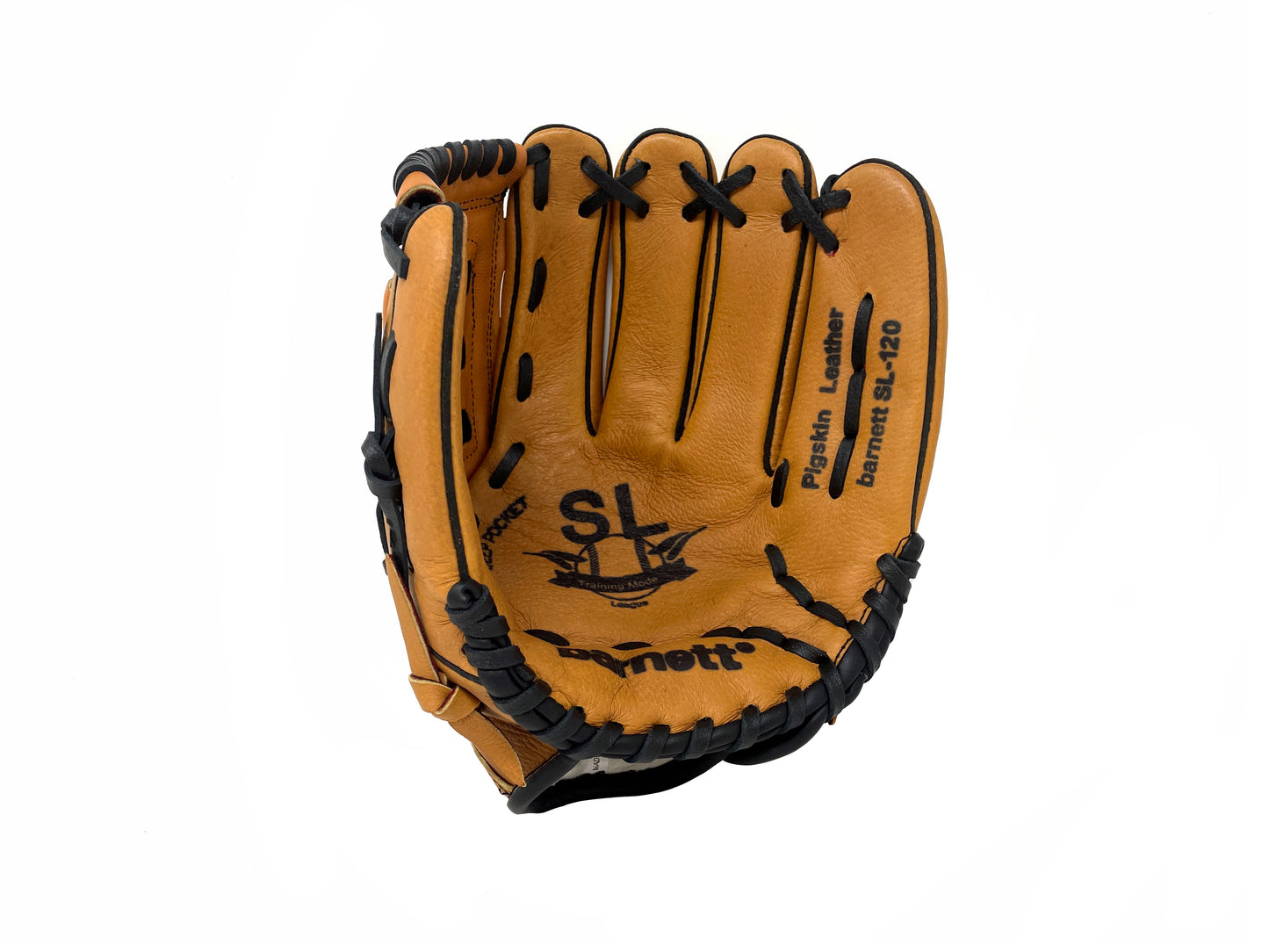 SL-120 Baseball gloves in leather infield/outfield, size 12, brown